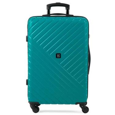 Imagem de Mala Média 23 kg ABS 4 Rodas Detroit Verde - Bagaggio, M, Verde