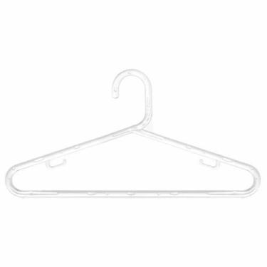 Imagem de 40 Cabides Acrílico Transparente Adulto Entrega Imediata - Pegasus Cab