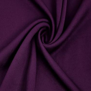 Imagem de Tecido de poliéster elastano sólido de crepe Scuba Crepe, stretch bidirecional, tecido de vestuário, projetos DIY