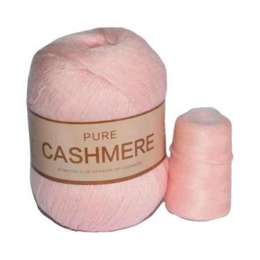 Imagem de Cachecol De Caxemira Tricotado À Mão Para Bebê, Fio Puro Mongol De 70 