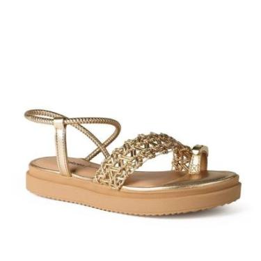 Imagem de Sandália Dakota Flatform Metalizada Feminina Y9261-Feminino