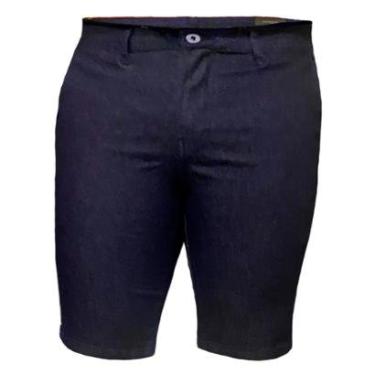 Imagem de Bermuda Jeans Escuro Ogochi Essencial Color-Masculino