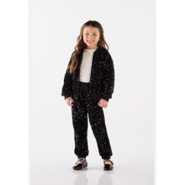 Imagem de Jaqueta Infantil Feminino em Veludo Paetê Up Baby-Feminino