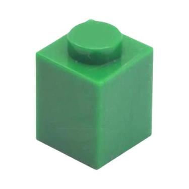 Imagem de 100 Peças De Blocos De Montar Compatíveis MOC 1x1 3005, Brinquedos Edu