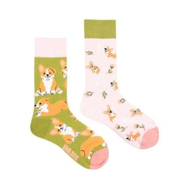 Imagem de Meias De Algodão Unissex Coloridas Para Gatos, Cães, Coala, Vaca, Para