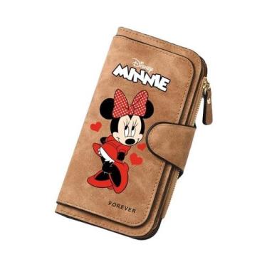 Imagem de Carteira Feminina Mickey Minnie, Bolsa Para Cartões E Moedas, Presente