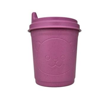 Imagem de Copo Transição Bebê Urso Rosa Infantil Introdução Alimentar - Lyor