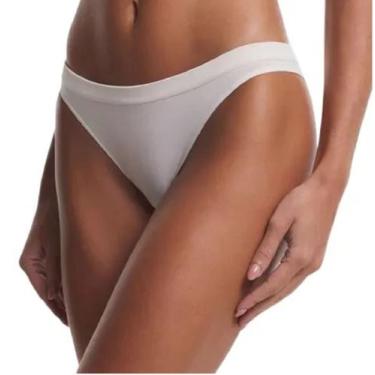 Imagem de Kit 3 Calcinhas Microfibra Tanga Trifil 4301, Preto, Branco, Macadâmia
