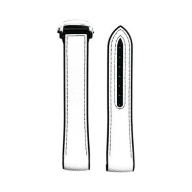 Imagem de Pulseira De Silicone Unissex De 20mm À Prova d'Água Para Omega Swatch 