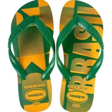 Imagem de Chinelo Havaianas Vai Brasil Amarelo Pop-Unissex