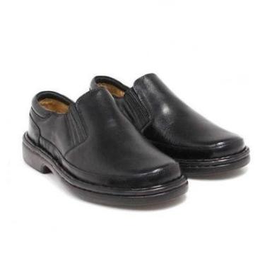 Imagem de Sapato Masculino Pipper Softness Couro Preto - 6071-Masculino