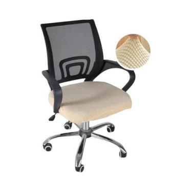 Imagem de Capa Elástica De Spandex Para Cadeira De Escritório, Protetor De Poltr