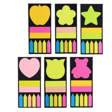Imagem de Post-it Decorativo Colorido com Formatos Divertidos - DaiCase