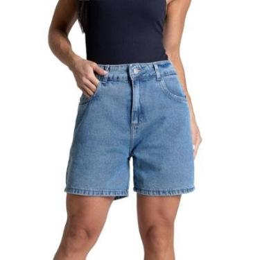 Imagem de Shorts Jeans Sawary - 282467 - Azul médio 36-Feminino