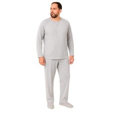 Imagem de Pijama Canelado Masculino Plus Size Victory-Masculino