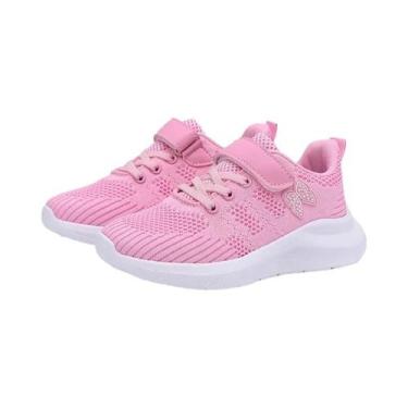 Imagem de Tênis Esportivos Respiráveis Para Meninas Com Estampa De Desenho Anima