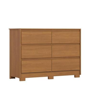 Imagem de Cômoda Ravenna 6 Gavetas - Móveis Henn, Cinamomo