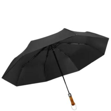 Imagem de Guarda Chuva Automatico Preto Grande Suporta Vento Forte - Haifuda, Ún