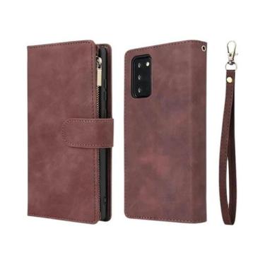 Imagem de Capa De Telefone Em Couro Com Zíper Para Samsung Galaxy Série a A16 A2