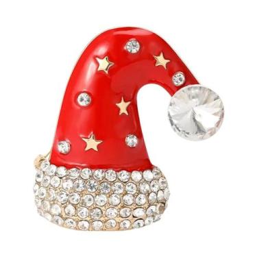 Imagem de Broche De Meia Com Strass Unissex Feminino Para O Natal, Acessório De 