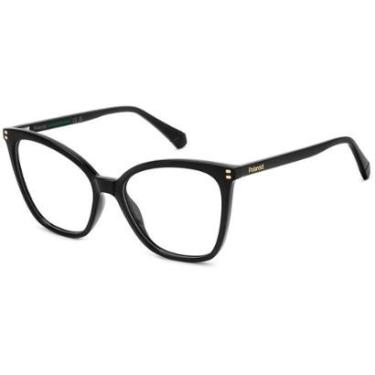 Imagem de Armação de Óculos Polaroid Pld D579 807 - Preto 55-Feminino