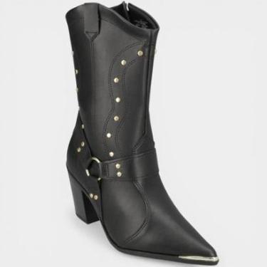 Imagem de Bota Vizzano  Cano Médio Feminina-Feminino