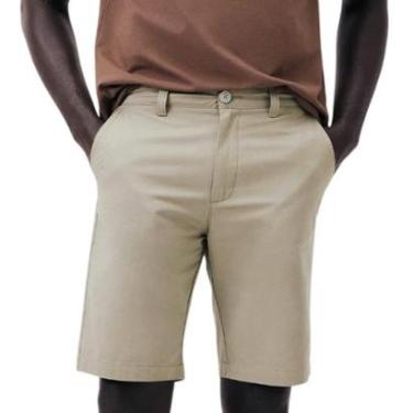 Imagem de Bermuda Sarja Masculina Hering Bege Caqui - KTNUH04SI-Masculino
