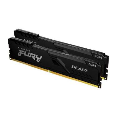 Imagem de Memória RAM Kingston Fury Beast, 64GB (2x32GB), 3200MHz, DDR4, CL16, P