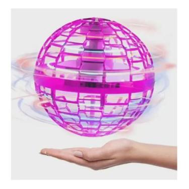Imagem de Bola Voadora Drone LED Mágico Orb Infantil Spinner Recarreável - Genér