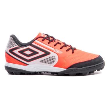Imagem de Chuteira Umbro Pro 5 Bump Club Society, 37, Coral, Preto