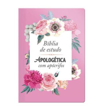 Imagem de Livro - Bíblia Apologética com apócrifos - Rosa