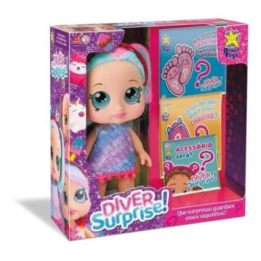 Imagem de Boneca C/ Acessórios Surpresas Diver Surprise - Brinquedo Infantil Men