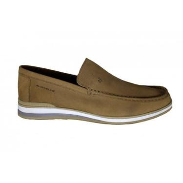 Imagem de Mocassim Em Couro Rafarillo 2803 Masculino, Areia, 40
