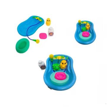 Imagem de Brinquedo Hora Do Banho Baby Bath Time Banheira Azul - Toys