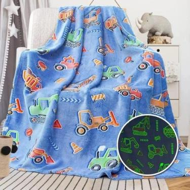 Imagem de Cobertor Manta Infantil Casal 2,00x1,80Mt Brilha no Escuro Antialérgic