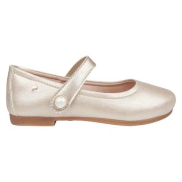 Imagem de Sapato Pampili Angel 10 Charme e Conforto, Dourado, 29