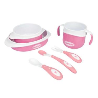 Imagem de Kit alimentacao 6 pecas rosa - pimpolho