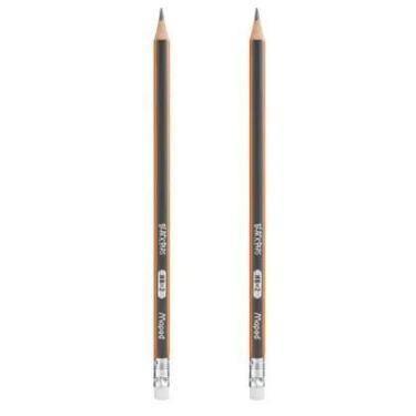 Imagem de Kit com 2 Lápis Preto Maped Black Peps HB-2