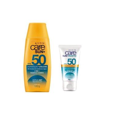 Imagem de kit protetor solar Avon 50 fps corpo+rosto Care Sun