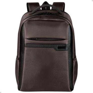 Imagem de Mochila De Costa 2 Compartimentos Notebook 15 Prime Sestini, Marrom