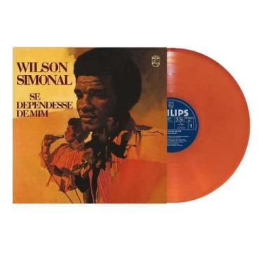 Imagem de Wilson Simonal - LP Se Dependesse de Mim 1972 Vinil Laranja Translúcid