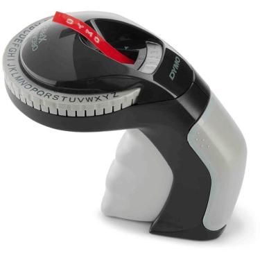 Imagem de Rotulador Manual Imex Organizer Express com 3 Fitas Vinílicas Preto e Cinza