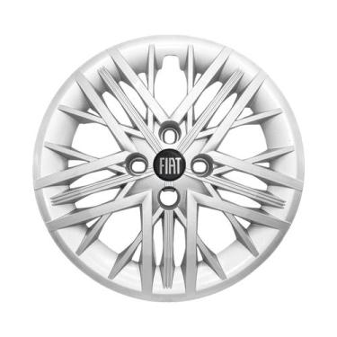 Imagem de Calota Aro 15 Fiat Cronos 2025 2026 (Prata) - GRID, Fiat Preto