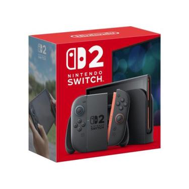 Imagem de Console Nintendo Switch 2 Portátil 256gb Tela 7,9" Preto, Preto e Verm