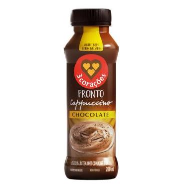 Imagem de Cappuccino Pronto Chocolate 3 Corações 260ML