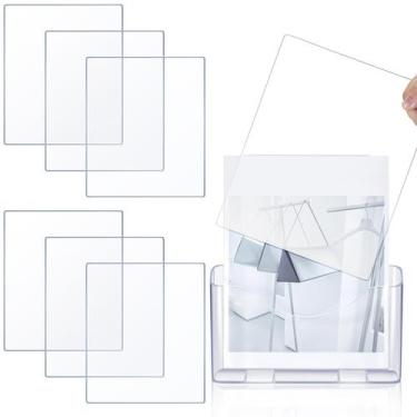 Imagem de Protetores de Literatura Dunzoom 6 Unidades Acrílico Transparente 21x2