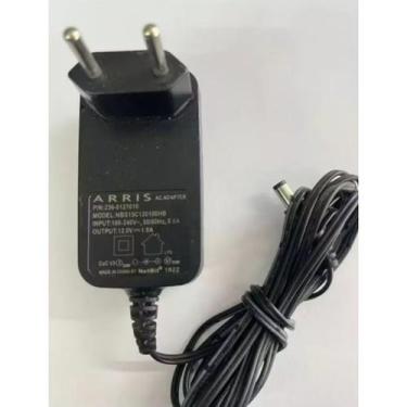 Imagem de Fonte Estabilizada Bivolt 12v 1a Plug P4 Cftv - RMJ, Bivolt