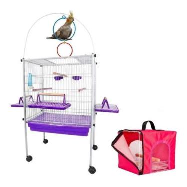Imagem de Viveiro Gaiola Calopsita Aves Com Bolsa De Transporte - Jel Plast, Bra