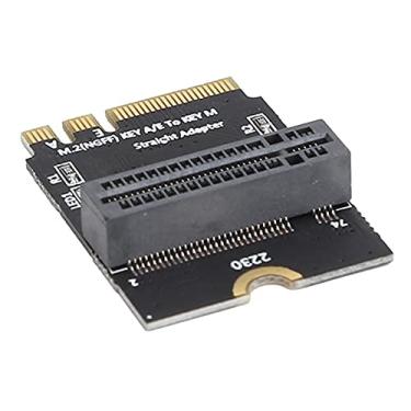 Imagem de PUSOKEI Adaptador vertical M.2 SSD, soquete NVMe 2280 3 chaves M placa de driver de estado sólido, chave A/E NGFF para adaptador vertical NVMe
