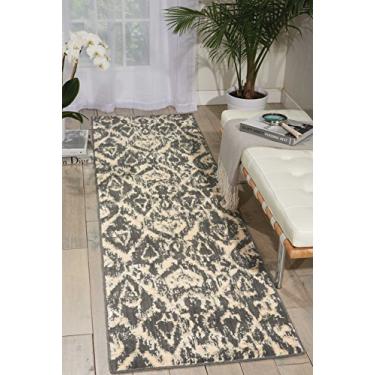 Imagem de Nourison Tapete Nepal Graphite Runner, 6 metros de 7,6 cm por 2,6 m (2,6 m x 2,1 m)
